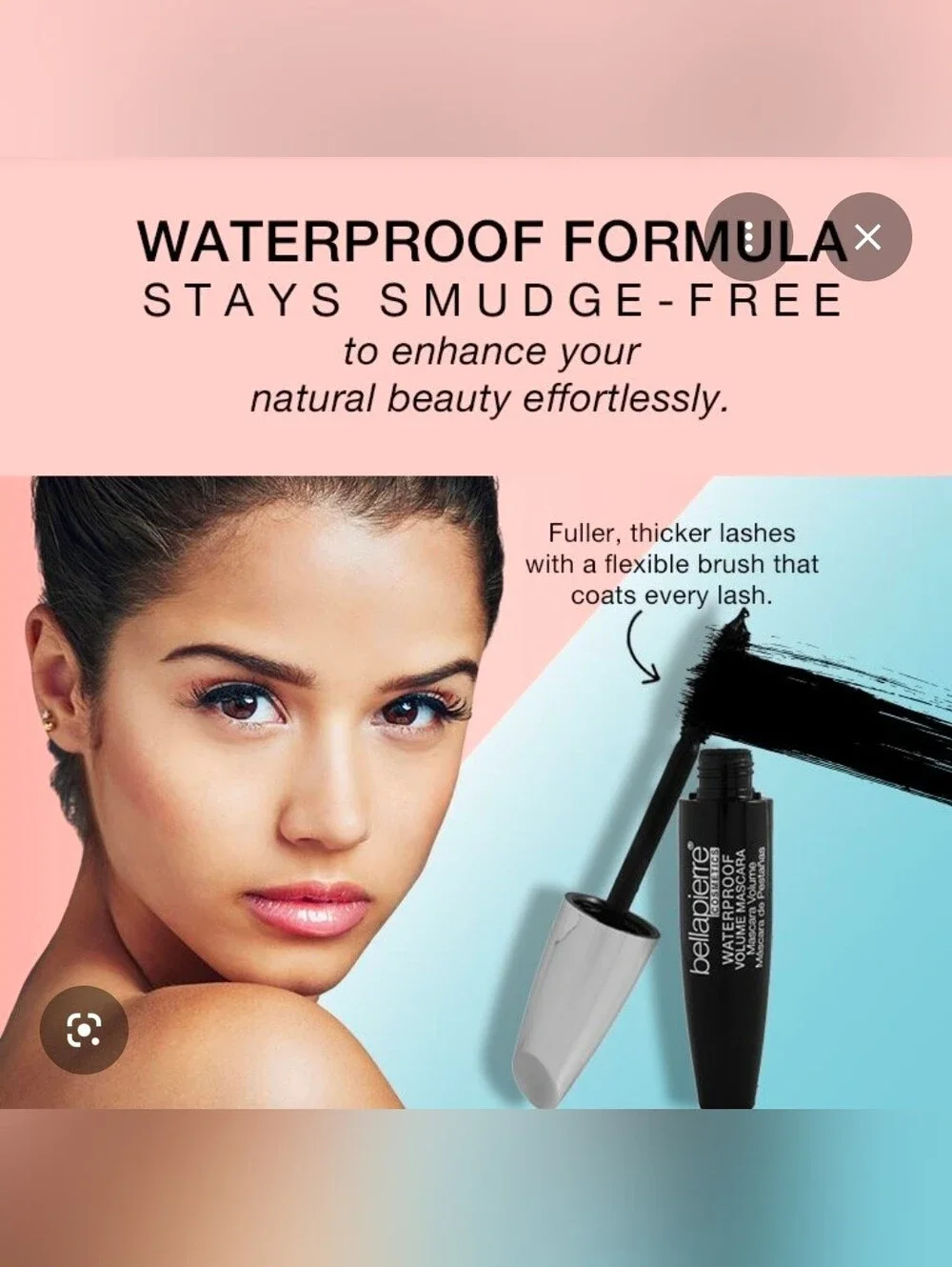 Bellapierre Waterproof Volume Mascara — Full Size BNIB